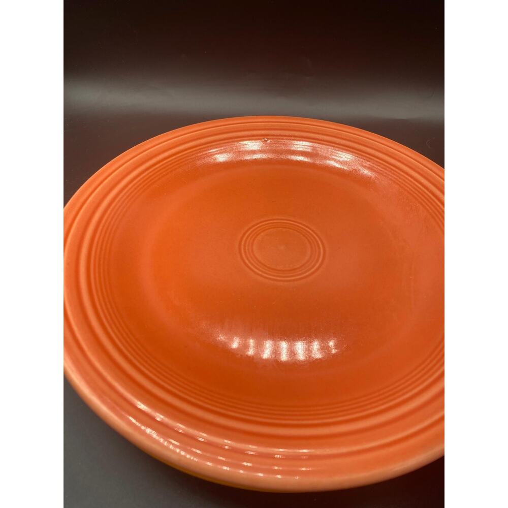 Lof of 9 Vtg Home Laughlin Fiestaware 5 dinner plates & 4 plates multicolor - Picture 5 of 16